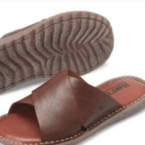NEW BORN Getaway Leather Men Handcrafted Footwear Sandal (Brown) US 13 / EU 46